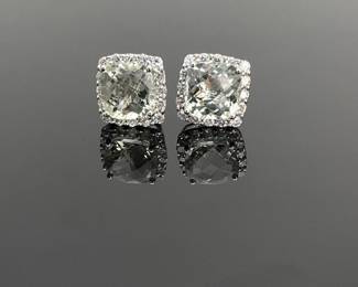 Green Amethyst earrings