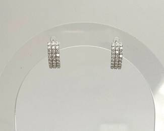 Moisanite Huggie earrings