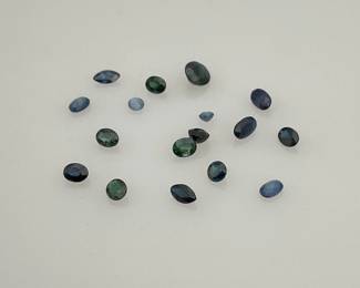 Mixed topaz gemstones
