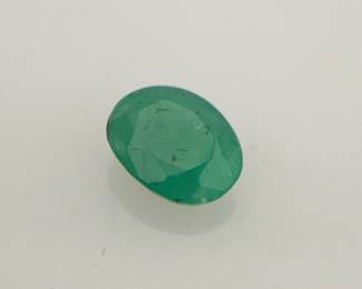 Oval cut emerald