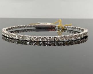 White diamond bracelet