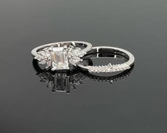Moissanite rings