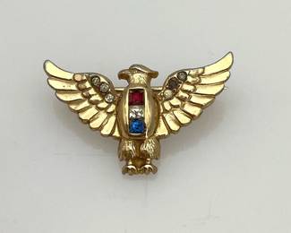 Vintage Coro eagle brooch