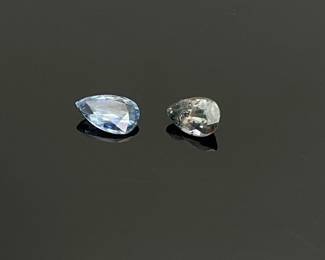 Teardorp sapphire gemstones 