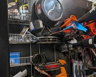 Wall Mounted Metal Pegboard System