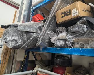 Porsche Parts in Shrink Wrap