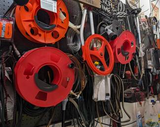 Assorted Spools of Automotive Wiring