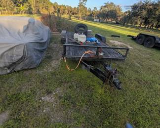 6'x16' Flat Bed Utility Trailer