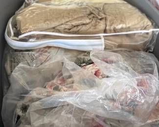 Huge Lot Of Linens , Comforters, Pillows, Blankets