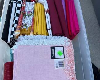 Huge Lot Of Fabric Napkins