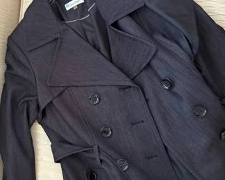 Womens Trench Coat Lot Calvin Klein Size Small