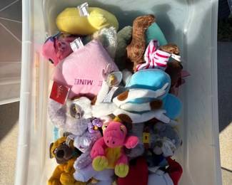 Lot Of Assorted Stuffed Animals