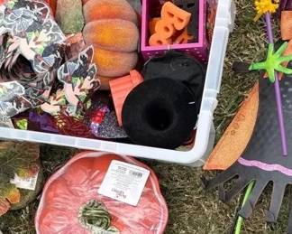 Halloween And Fall Lot Of Decor And Decorations