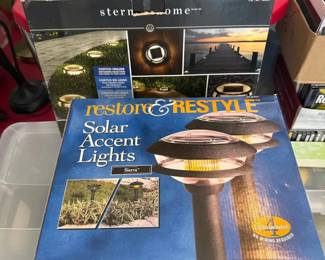 Lot Of Two Boxes Of Solar Accent Lights