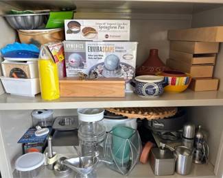 Huge Lot Of Baking , Pottery Barn, Metal Signs