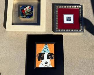 Lot Of 3 Small Unique Paintings