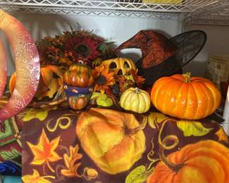 Fall Halloween Seasonal Decor Lot