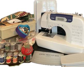 Brother CS6000i Computer Sewing Machine Plus Accessories, Powers On