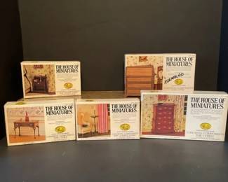 The House of Miniatures Build Kits for Dollhouses