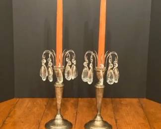Newport Sterling Weighted Candle Holders
