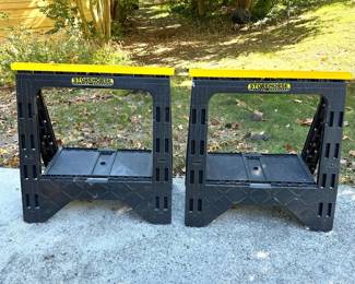 StoreHorse Folding Sawhorses Two in Lot