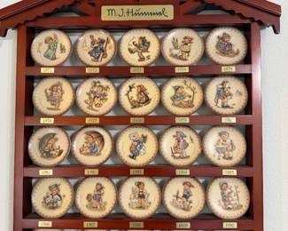 #21. $100 MJ HUMMEL miniature plate set 1971-1991