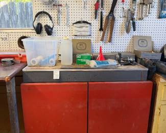 #47. $60 Red tool cabinet