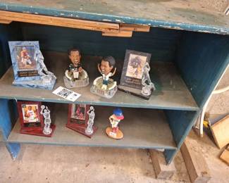 Lot 93: Sports Player Plaques and Bobblehead Figurines