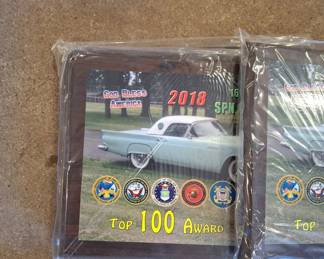 Lot 151: SPN Car Show Award Plaques