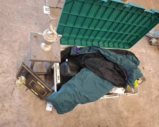 Lot 148: Anchor, Fishing Trophy, Boat Accessories