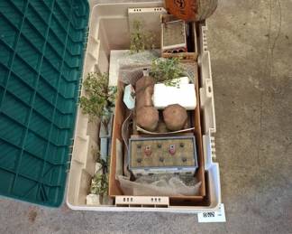 Lot 149: Model Railroad Building Structures and Scenery Pieces
