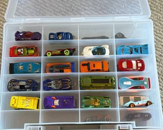Lot 39: Die-Cast Toy Cars in Plastic Storage Case
