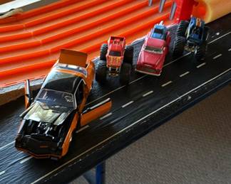 Lot 42: Die-Cast Toy Cars and Monster Trucks