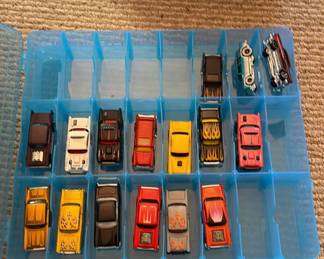 Lot 23: Collection of Die-Cast Toy Cars in Storage Case