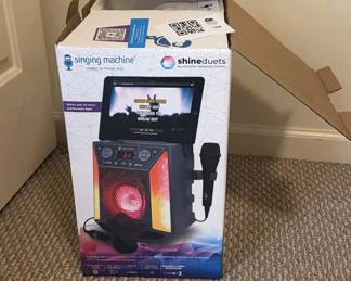 Lot 109: Singing Machine Bluetooth Karaoke System