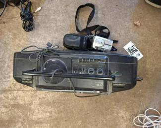 Lot 155: Sony Radio Cassette-Corder and Fujifilm Digital Camera