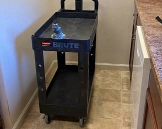 Lot 115: Rubbermaid BRUTE Utility Cart