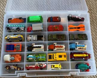 Lot 37: Die-Cast Toy Cars and Vehicles with Case