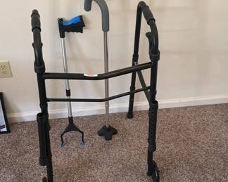 Lot 122: Walker , Grabber, Cane