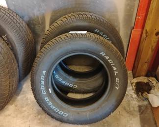 Lot 172: Set of Cooper Cobra Radial G/T Tires