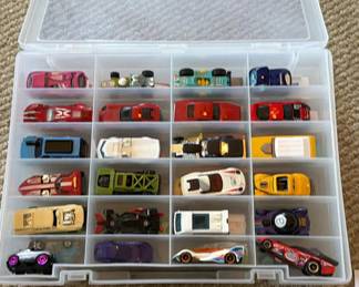 Lot 34: Die-Cast Toy Vehicles with Plastic Case