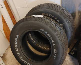 Lot 171: Set of Cooper Cobra Radial G/T Tires