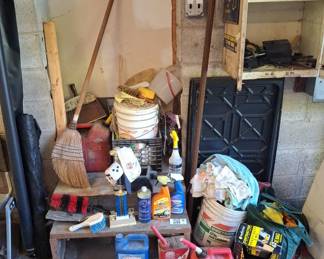 Lot 85: Garage Cleaning and Utility Supplies