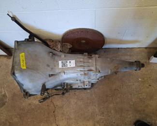 Lot 98: Automotive Transmission and Flywheel Assembly