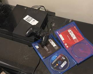 Lot 104: PlayStation 4 Console, Controller, Game, and LG Soundbar