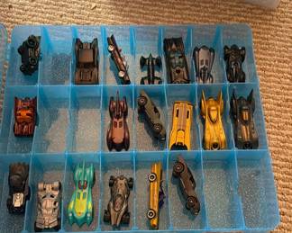 Lot 22: Batmobile Die-Cast Toy Car Collection in Storage Case