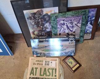 Lot 96: Philadelphia Eagles and Penn State Sports Memorabilia