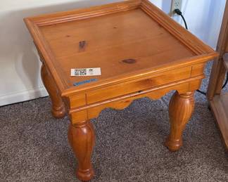 Lot 126: Wooden End Table