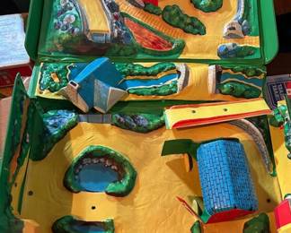 Several Matchbox racetracks
