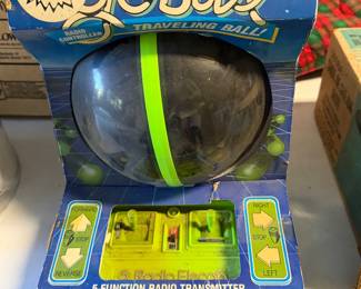 Boxed radio controlled traveling ball toy